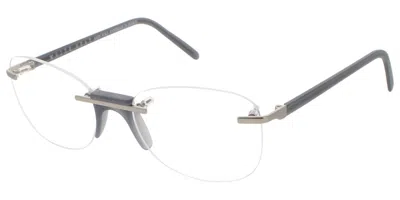 Andy Wolf Erez D Occhiali Da Vista Argentati Per Uomo (solo Montatura)