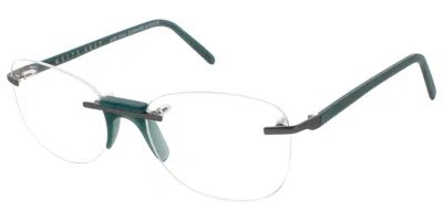 Andy Wolf Erez E Occhiali Da Vista Gunmetal Per Uomo (solo Montatura)