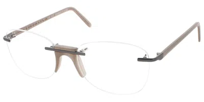 Andy Wolf Erez F Occhiali Da Vista Gunmetal Per Uomo (solo Montatura)