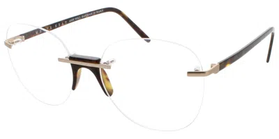 Andy Wolf Ethen B Men's Glasses Gold Size 56 - Free Lenses - Blue Light Block Available In Red