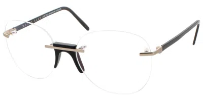 Andy Wolf Ethen A Men's Glasses Gold Size 56 - Free Lenses - Blue Light Block Available In Yellow