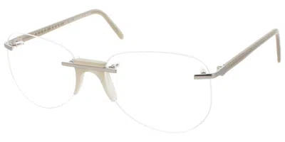 Andy Wolf Faria C Occhiali Da Vista Argentati Per Uomo (solo Montatura)