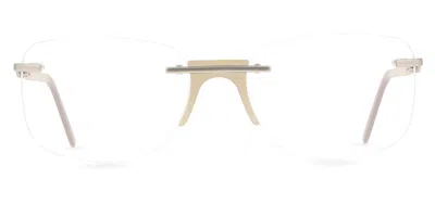 Andy Wolf Fenn C Occhiali Da Vista Argentati Per Uomo (solo Montatura)