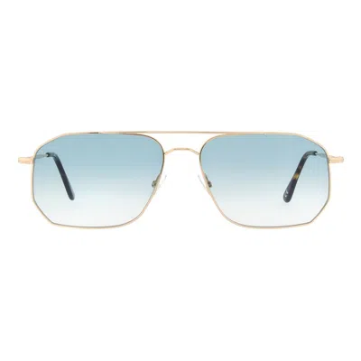 Andy Wolf Gold Metal Sunglasses