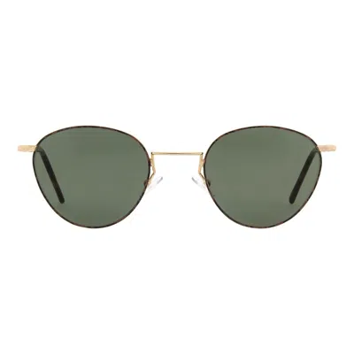 Andy Wolf Gold Metal Sunglasses