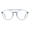 Andy Wolf Gray Acetate Glasses (frames) In Blue