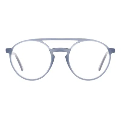 Andy Wolf Gray Acetate Glasses (frames) In Blue
