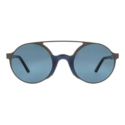 Andy Wolf Gray Metal Sunglasses