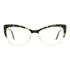 Andy Wolf Bicolor Metal & Plastic Glasses (frames) In Gold