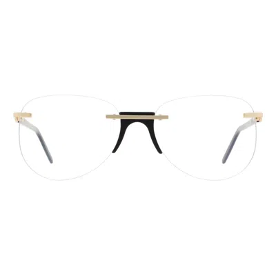 Andy Wolf Multicolor Metal & Plastic Glasses (frames) In Gold