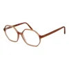 Andy Wolf Unisex Optical Frames In Brown