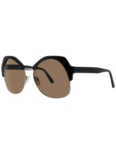 Andy Wolf One Metal Unisex Sunglasses In A - Black - Rose
