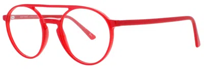 Andy Wolf Optical Glasses Brown In Red