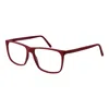 Andy Wolf Red Unisex Optical Frames In Red