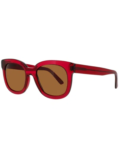 Andy Wolf Salvatore Acetate Unisex Sunglasses In Red