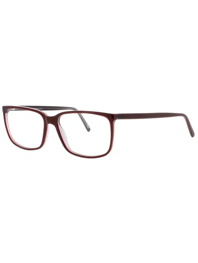 Andy Wolf Sophisticated Men's Acetate Eyeglasses - Model 4526 In Burgundy