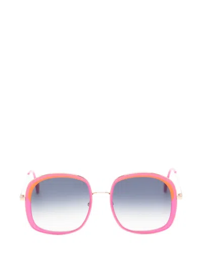 Andy Wolf Square-frame Sunglasses In Pink
