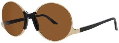 Andy Wolf Sunglasses Purple In Brown