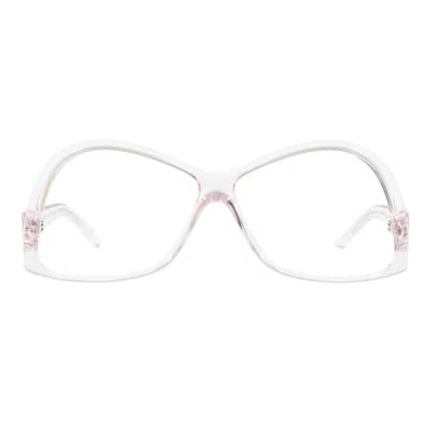 Andy Wolf Transparent Acetate Glasses (frames) In Gray