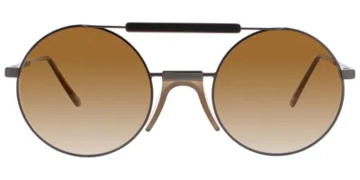 Andy Wolf Turnock D Men's Sunglasses Gunmetal Size 52 In Brown