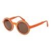 Andy Wolf Orange Unisex Sunglasses In Orange