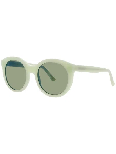 Andy Wolf Zora Sunglasses In E - Green - Green Polarized