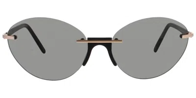 Andy Wolf Zuri A Men's Sunglasses Gold Size 62 In Gray