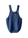 Andywawa Button-fastening Pocket Romper In Blue