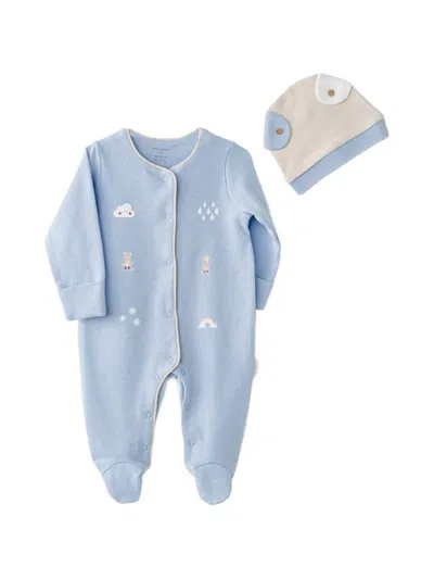Andywawa Cloudy Cuddlesbabygrow Set In Blue