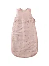 Andywawa Ruffled Deer-print Sleeper In Pink