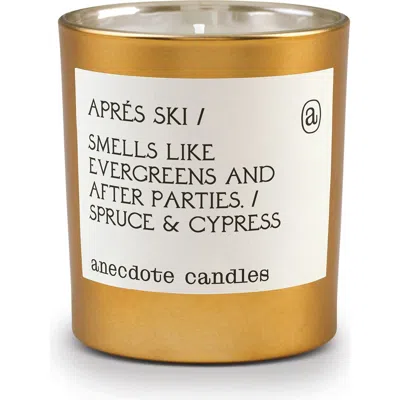 Anecdote Candles Aprés Ski Candle In Gold