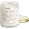 Anecdote Candles Coffee Break Candle In White