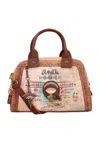Anekke Borsa Menire Double Handle With Shoulder Strap In Sand