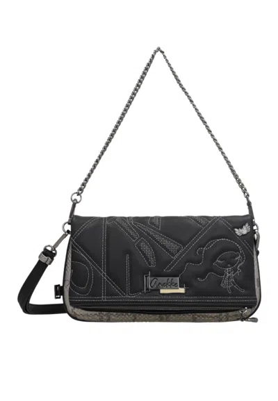 Anekke Handbag Iron In Nero