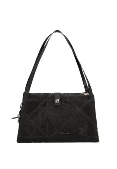 Anekke Handbag Iron In Nero