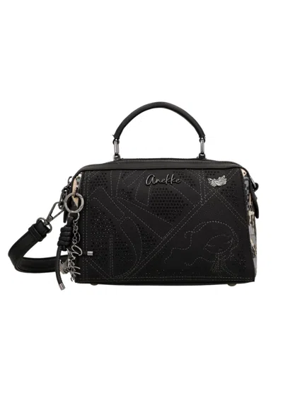 Anekke Handbag Iron In Nero