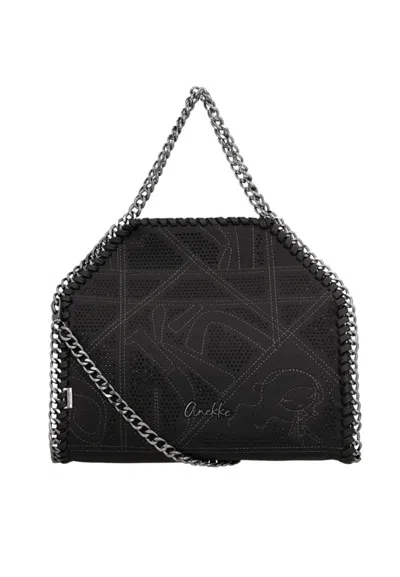 Anekke Handbag Iron In Nero