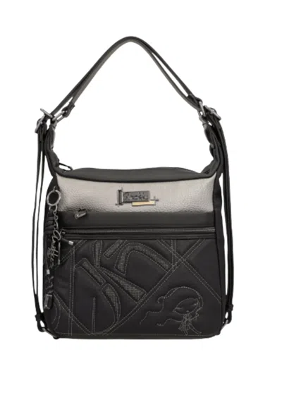 Anekke Handbag Iron In Nero