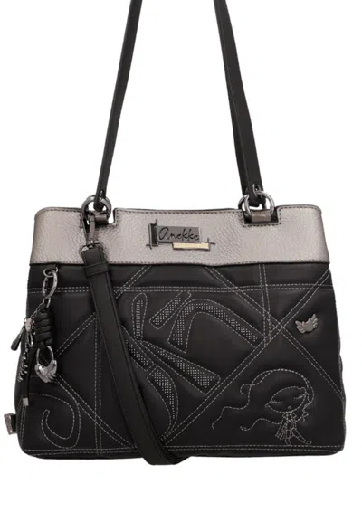 Anekke Handbag Iron In Nero