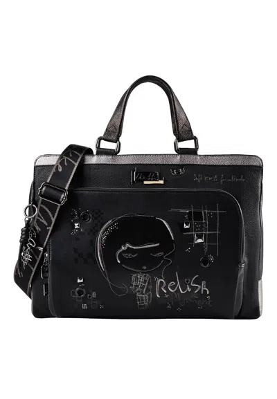 Anekke Iron Work Bag In Nero