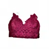 Anemone Luxe Lace Bralettes In Burgundy In Burgundy