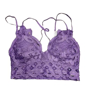 Anemone Women's Lace Bralette In Lavender In Purple