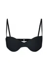 Anemos Archive Sale | Balconette Underwire Bikini Top In Black