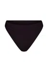 Anemos Archive Sale | Draped Asymmetric Midi Bikini Bottom In Black