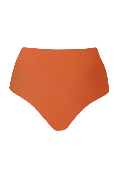 Anemos Archive Sale | High-waist Bikini Bottom In Orange