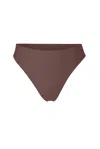 Anemos Archive Sale | Midi High-cut Bikini Bottom In Brown