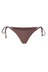 Anemos Archive Sale | String Tie Bikini Bottom In Brown