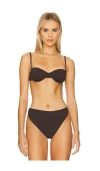 Anemos Balconette Underwire Bikini Top In Black