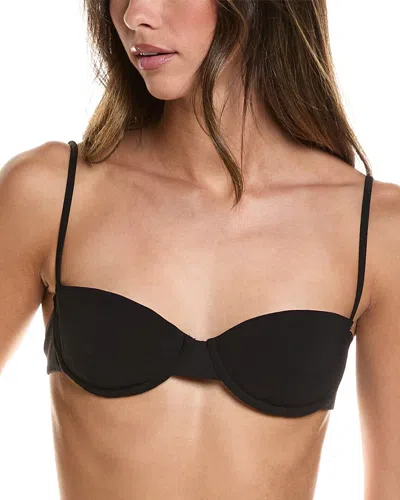 Anemos The Balconette Underwire Bikini Top In Espresso