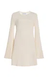 Anemos Bell-sleeve Knit Linen Mini Dress